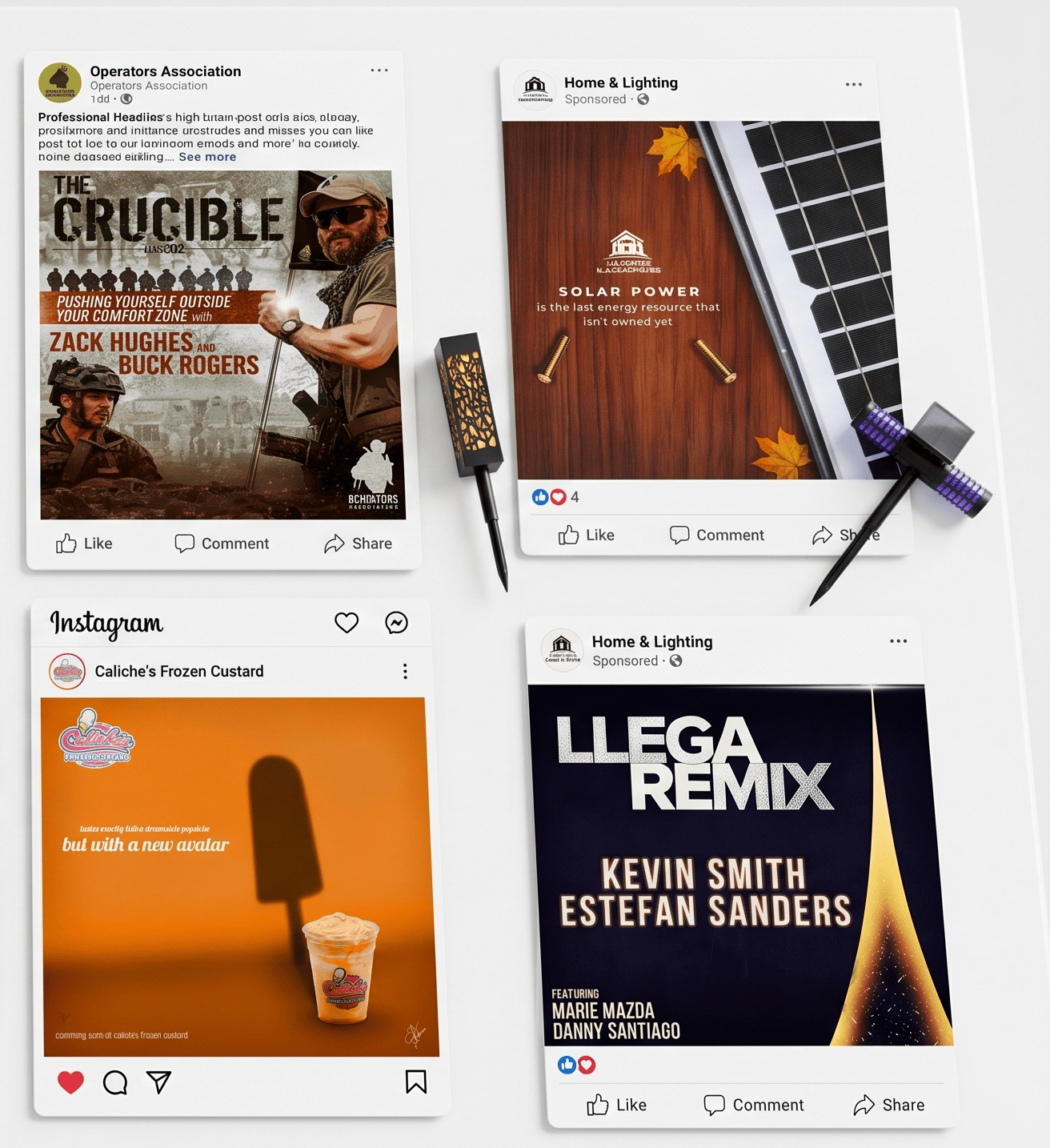 Social media motion content loop