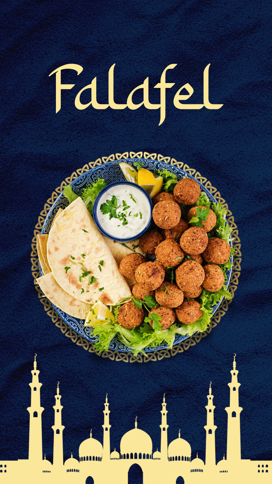 Falafel — Middle Eastern classic poster
